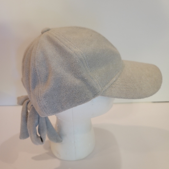 NWT Vince Camuto Terry Baseball Cap with Bow in Back - Picture 3 of 10